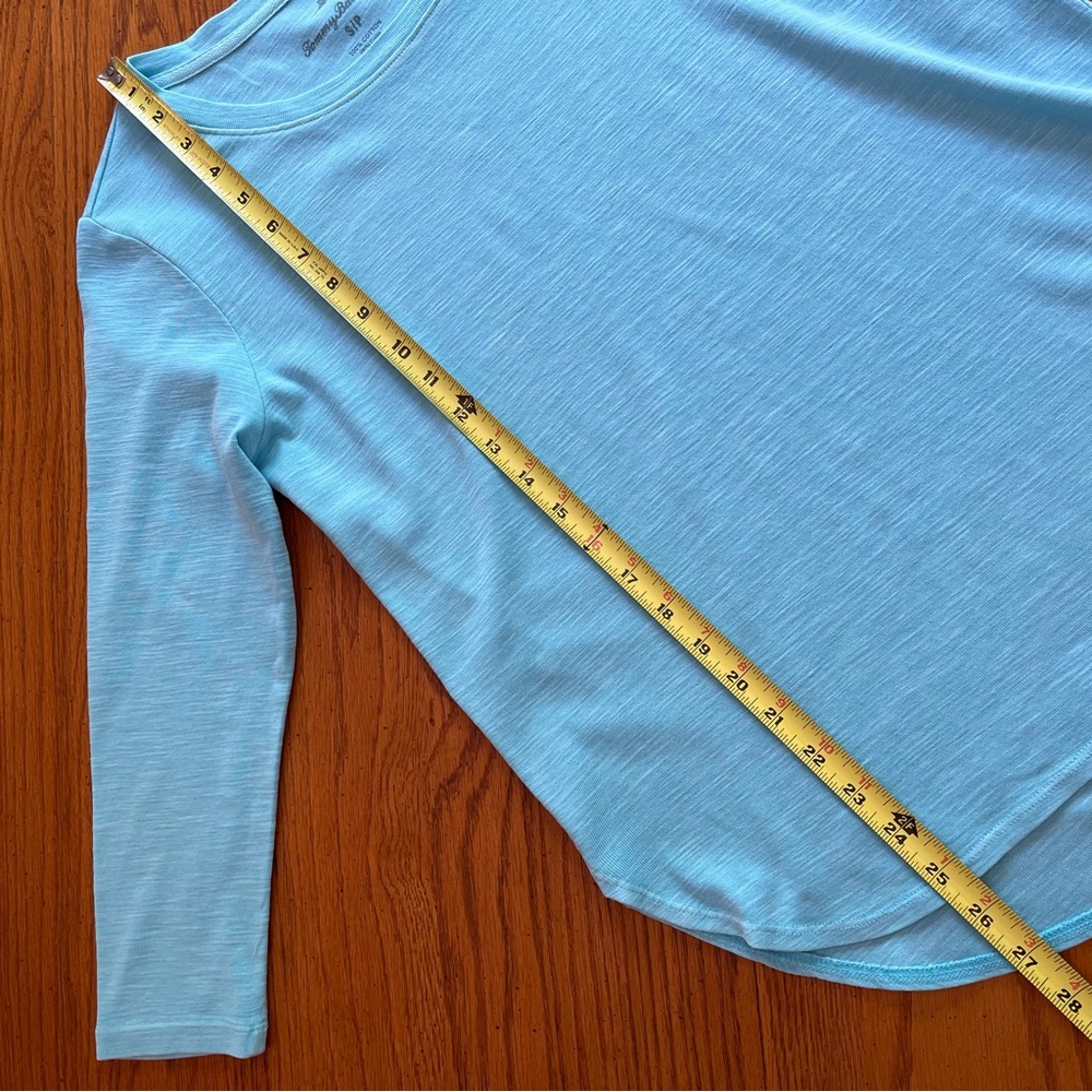 Tommy Bahama 3/4 Sleeve Scoop Neck Top M - Picture 5 of 7